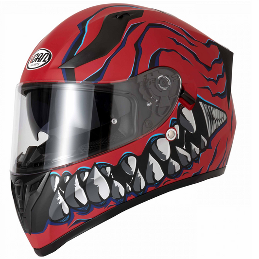 Vcan H128 - Mordhi Red  - Free Additional Visor