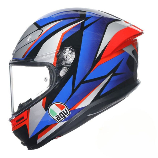 AGV K6-S Slashcut - Black/Blue/Red
