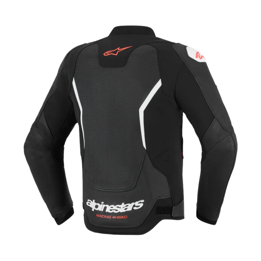 Alpinestars GP Force V2 AirFlow Leather Jacket - Black/White
