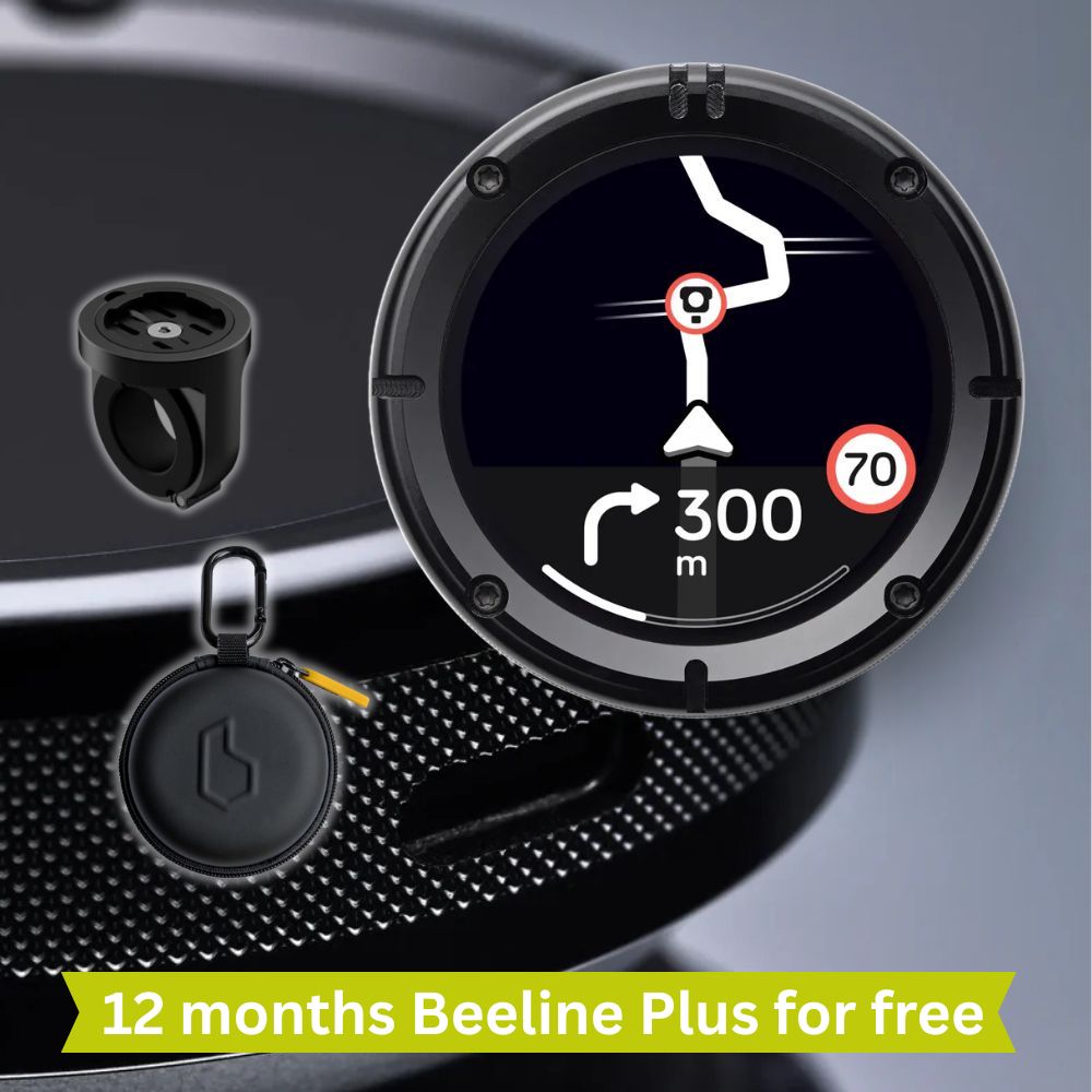Beeline Beeline Moto II Anniversary Limited Edition - GPS SAT NAV SYSTEM (Free Bar Mount & Case) - Front View
