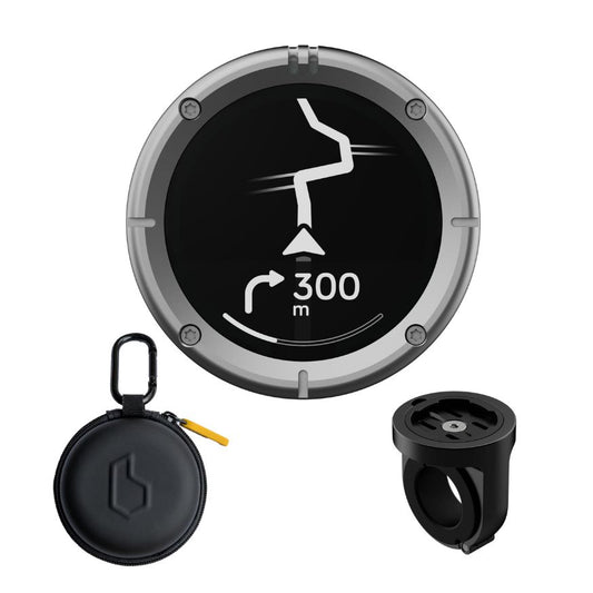 Beeline Moto II Metal Silver - GPS SAT NAV SYSTEM (Free Bar Mount & Case)