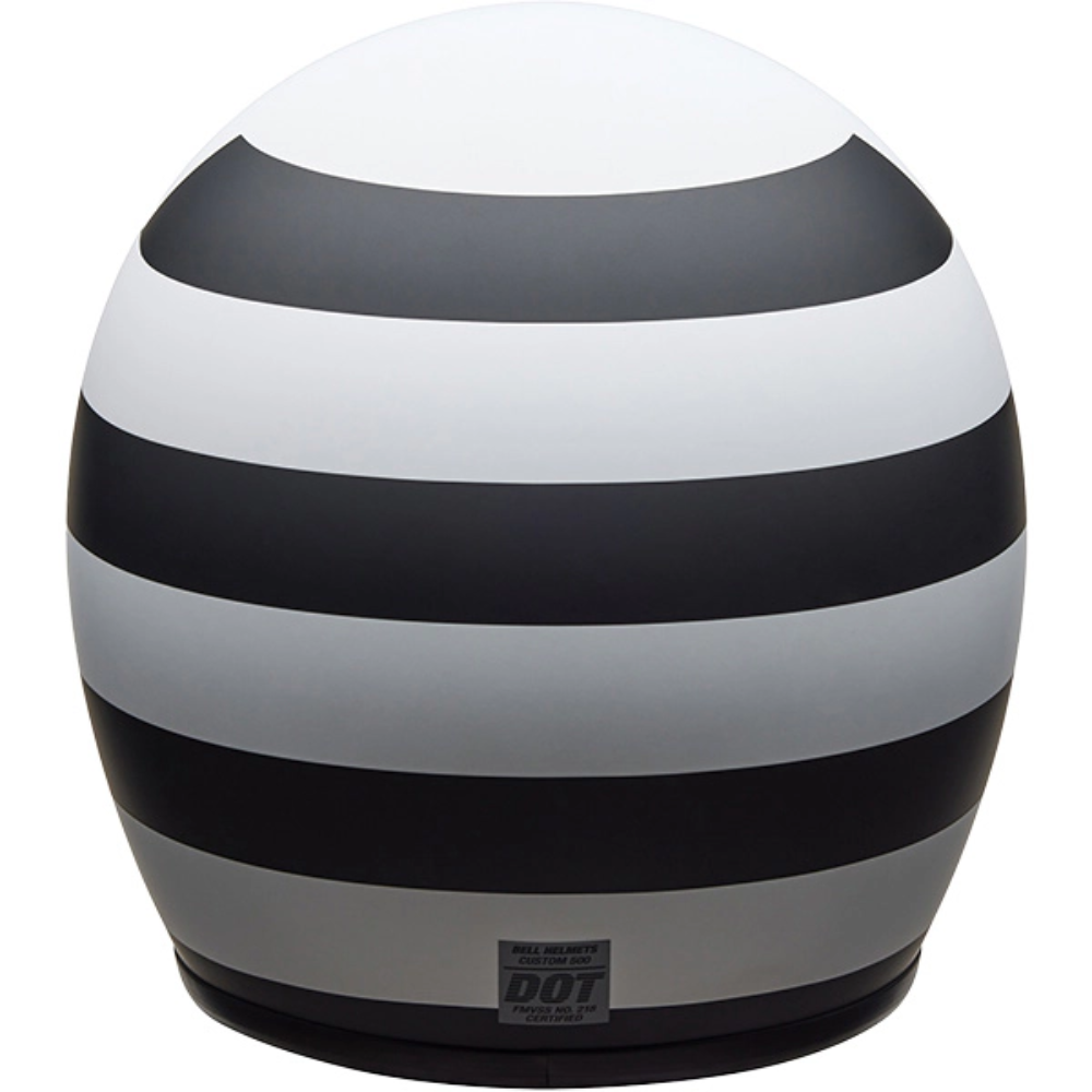 Bell Bell Custom 500 ECE - PARLOR MATTE BLACK WHITE - Side View