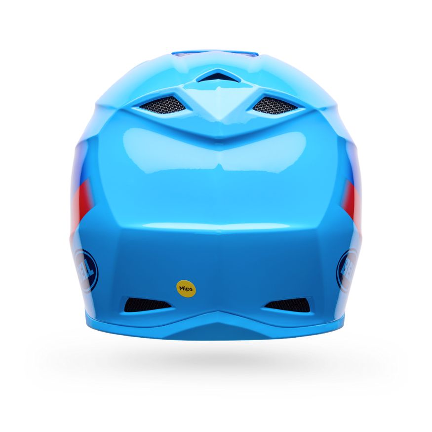 Bell Bell MX-10 MIPS Aviator ECE Blue Red (2025) - Detail View