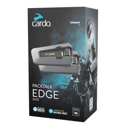 Cardo Packtalk Edge Dynamic Mesh Duo Bluetooth Intercoms