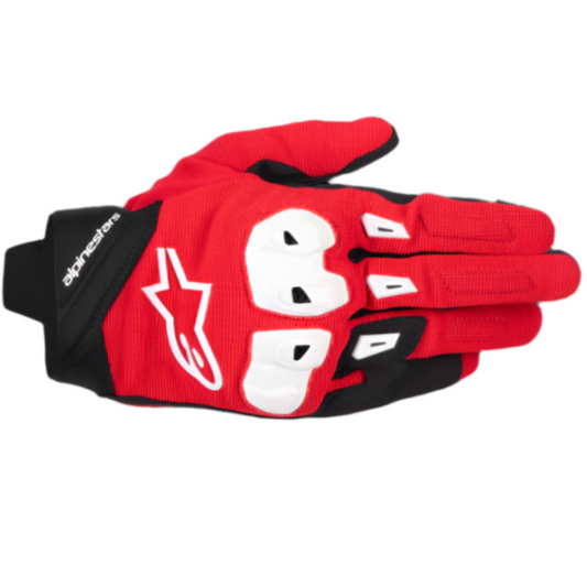 Alpinestars SP X 1 GLOVES - BRIGHT RED BLACK WHITE