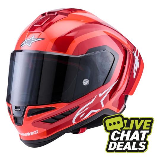Alpinestars Supertech R10 Arius Black / White / Double Red Helmet