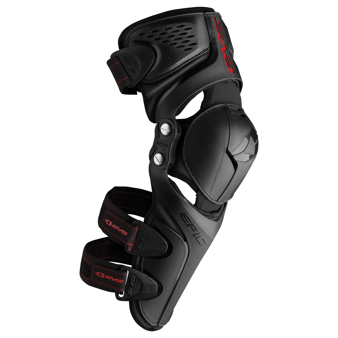 EVS EVS Epic Knee Guards Adult (CE) (Black) Pair - Side View