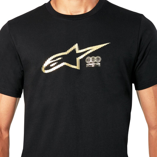 Alpinestars Golden CSF Short Sleeve T-Shirt- Black