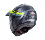 Caberg Tourmax X Sarabe Matt Gun Metal/Black/Yellow Flip Up Motorcycle Helmet