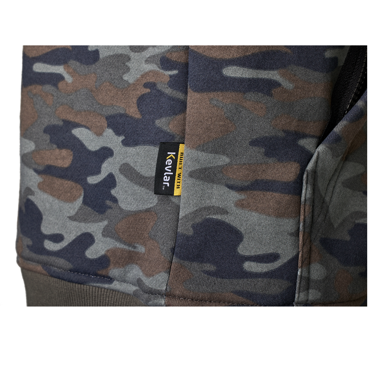 RST Zip Through Urban CE Mens Textile Hoodie CAMO