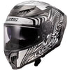 LS2 FF807 DRAGON Enthum Silver - FREE Dark Visor and Clear Pinlock