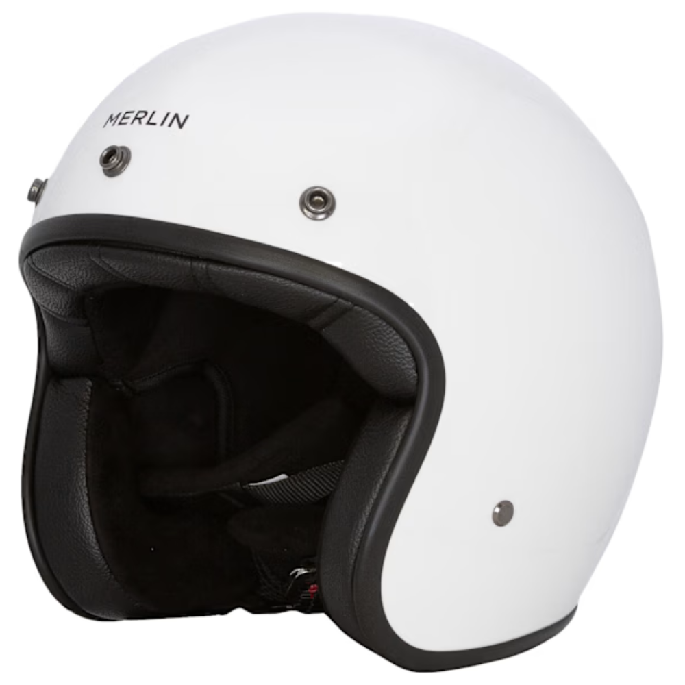 Merlin BlackBird Jet Helmet Gloss White
