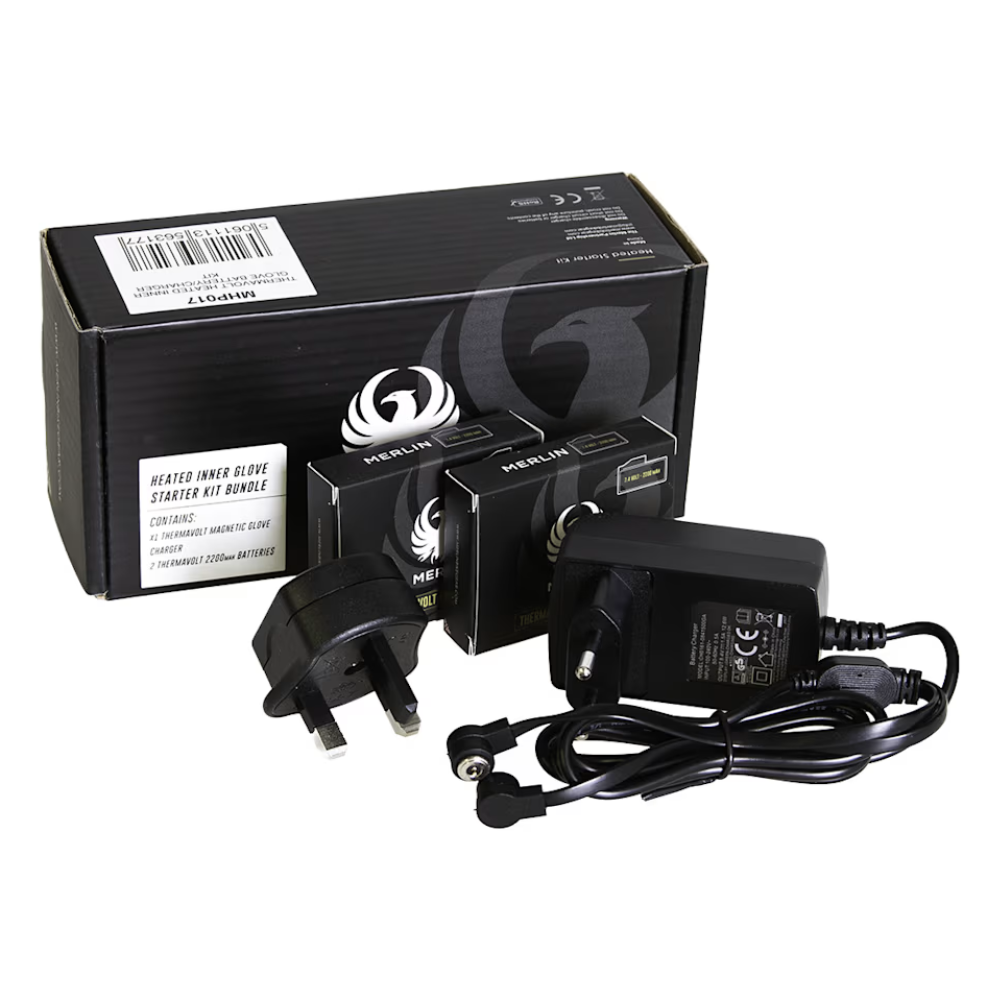 Merlin ThermaVolt Heated Inner Gloves Battery and Charger Kit