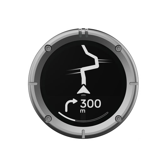 Beeline Moto II Metal Silver - GPS SAT NAV SYSTEM (Free Bar Mount & Case)