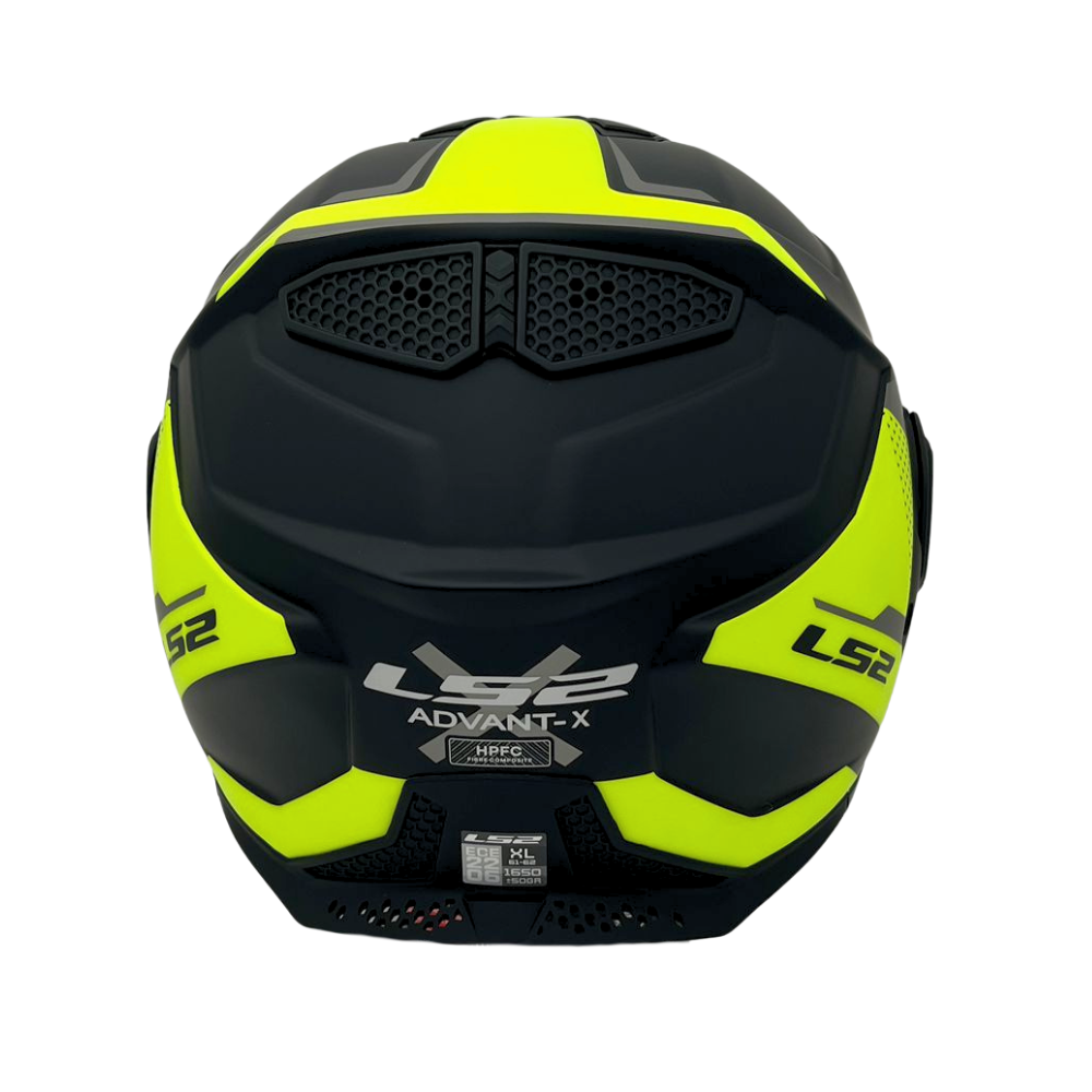 LS2 FF901 Advant-X ECE 22.06 Oblivion Matt Black / Hi-Viz Yellow - FREE Dark visor, pinlock and bag