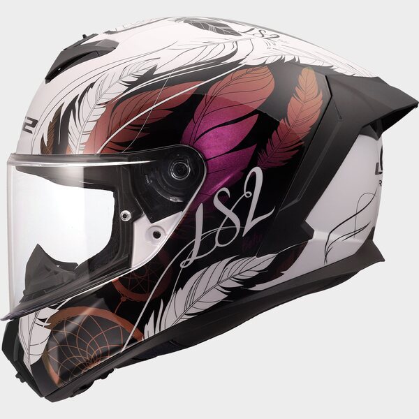LS2 FF820 RAPID III BOHO WHITE BLACK PINK