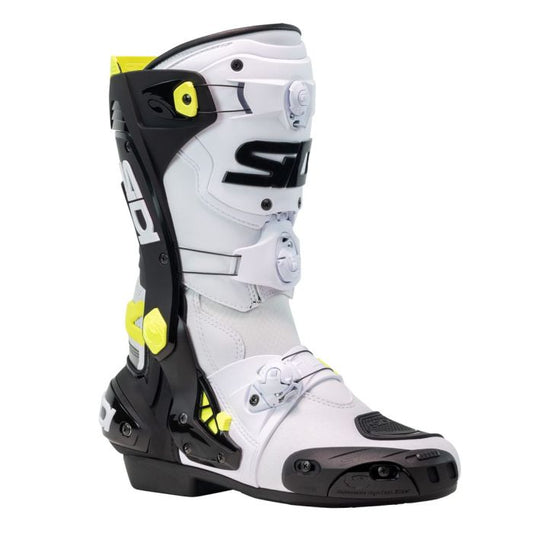 Sidi Rex CE White/Black/Yellow Boots