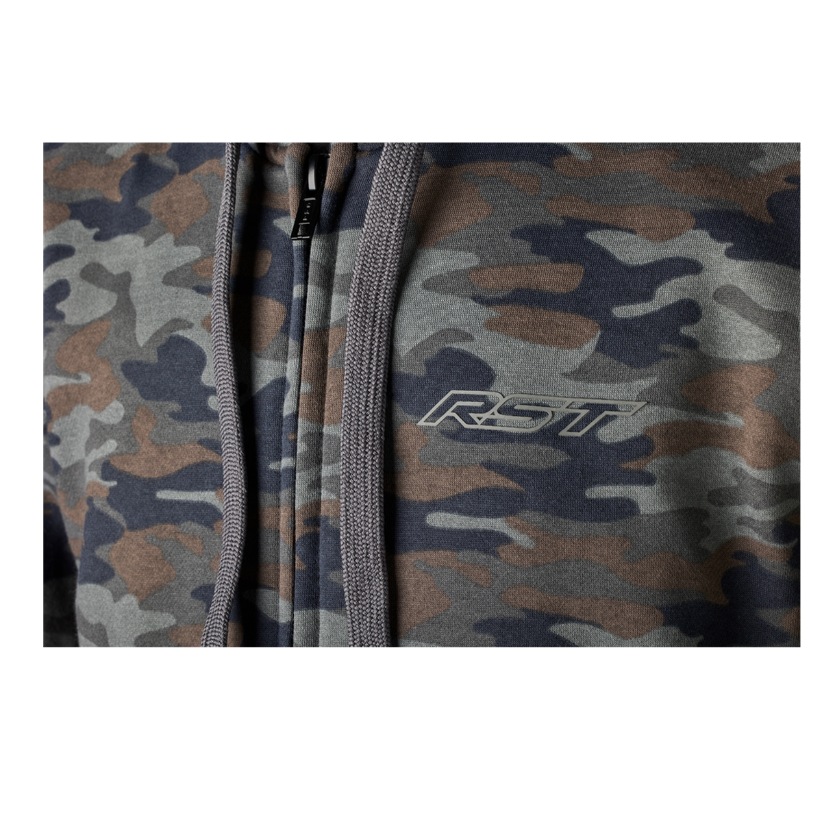 RST Zip Through Urban CE Mens Textile Hoodie CAMO