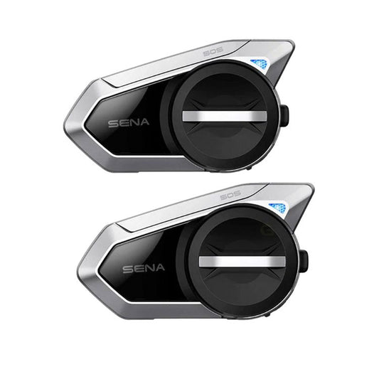 Sena 50S-10D Motorcycle Bluetooth Communication System Dual