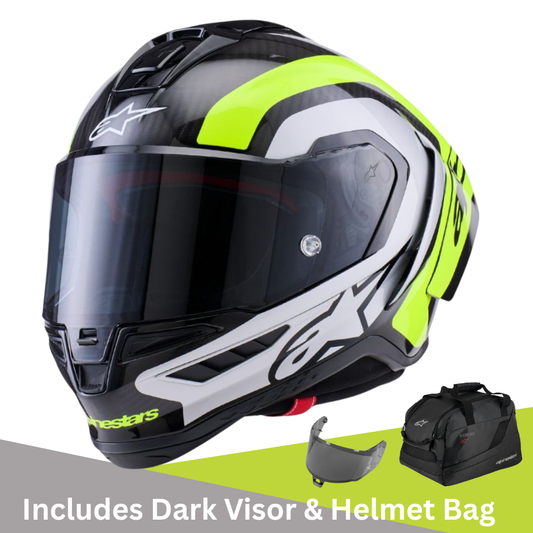 Alpinestars Supertech R10 Arius Black / Silver / Yellow Fluo