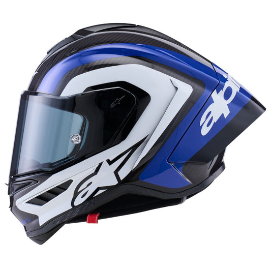 Alpinestars Alpinestars Supertech R10 Arius Black / White / Blue Helmet - Front View