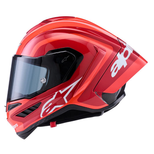 Alpinestars Alpinestars Supertech R10 Arius Black / White / Double Red Helmet - Front View