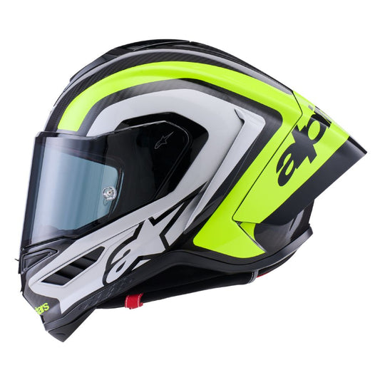 Alpinestars Alpinestars Supertech R10 Arius Black / Silver / Yellow Fluo - Front View