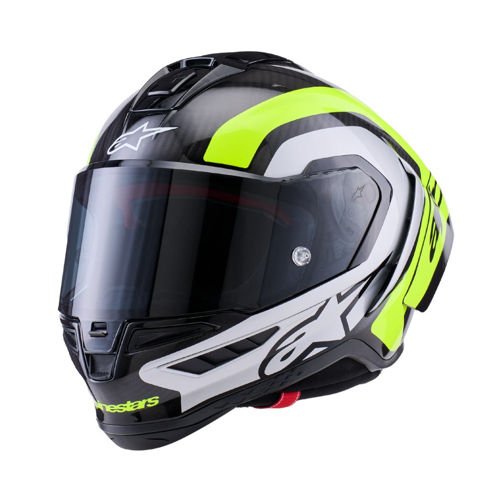 Alpinestars Alpinestars Supertech R10 Arius Black / Silver / Yellow Fluo - Side View