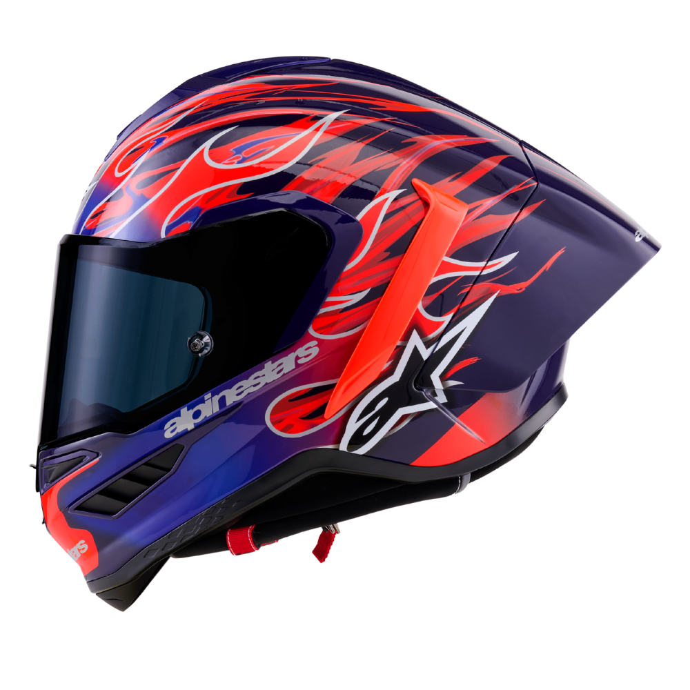 Alpinestars Supertech R10 FLYTE LIMITED EDITION ECE06/DOT/FIM Purple Red Gloss ( MARTINATOR )