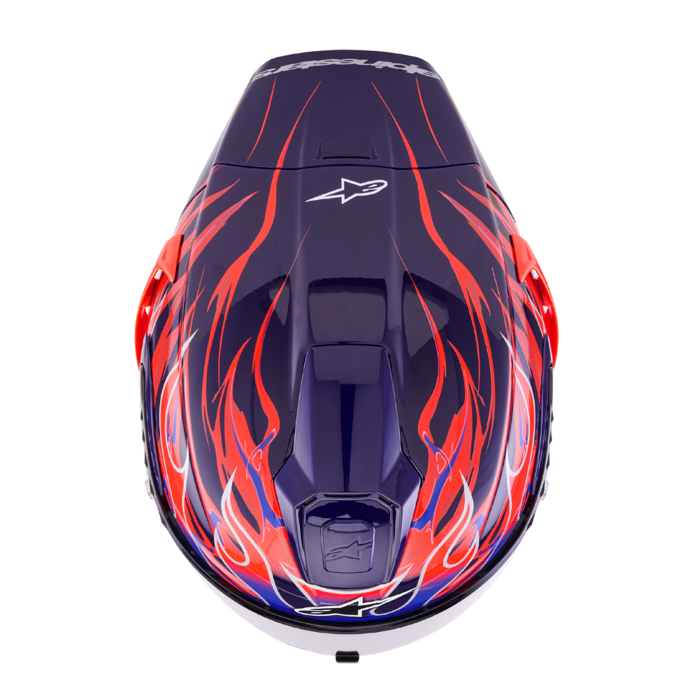 Alpinestars Supertech R10 FLYTE LIMITED EDITION ECE06/DOT/FIM Purple Red Gloss ( MARTINATOR )