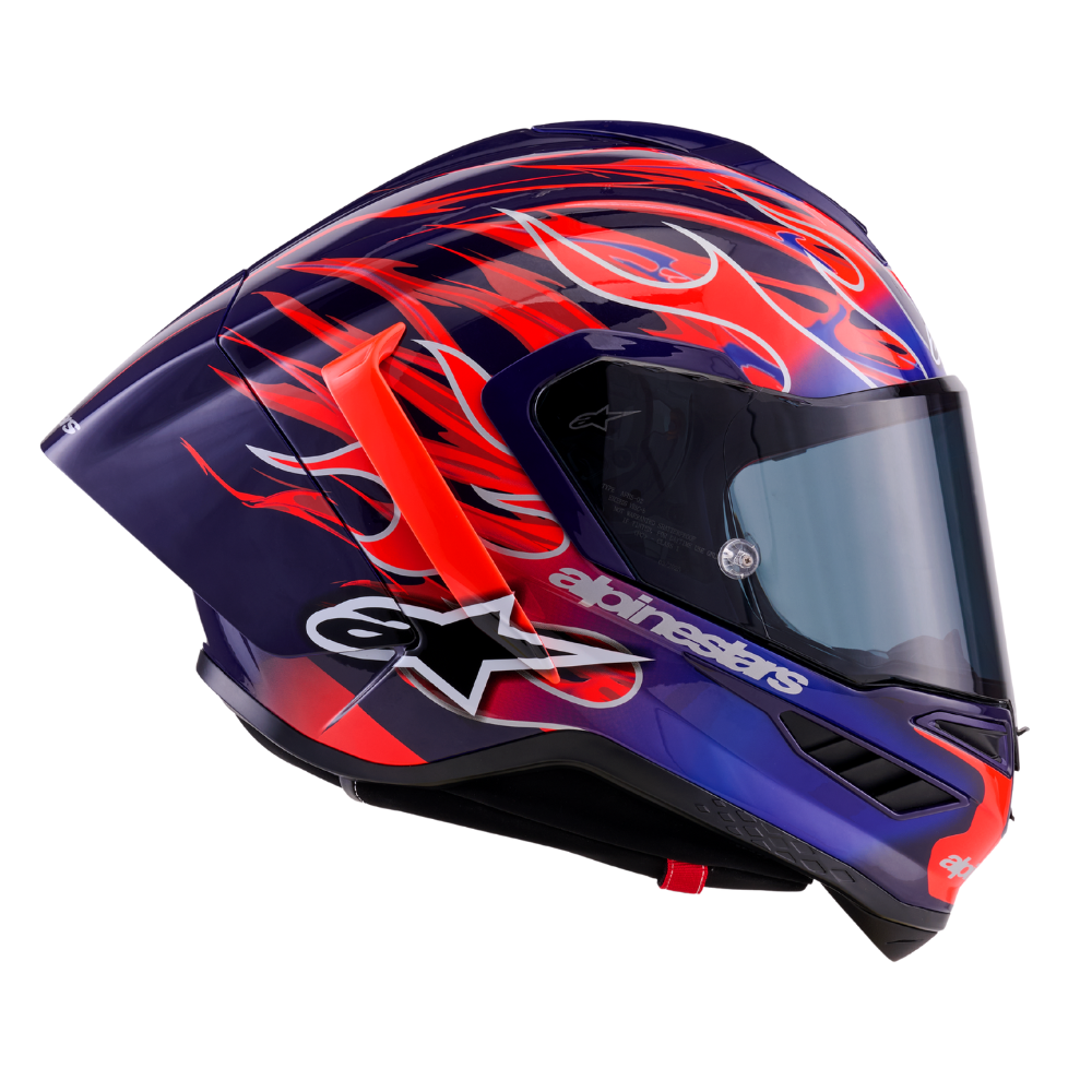 Alpinestars Supertech R10 FLYTE LIMITED EDITION ECE06/DOT/FIM Purple Red Gloss ( MARTINATOR )