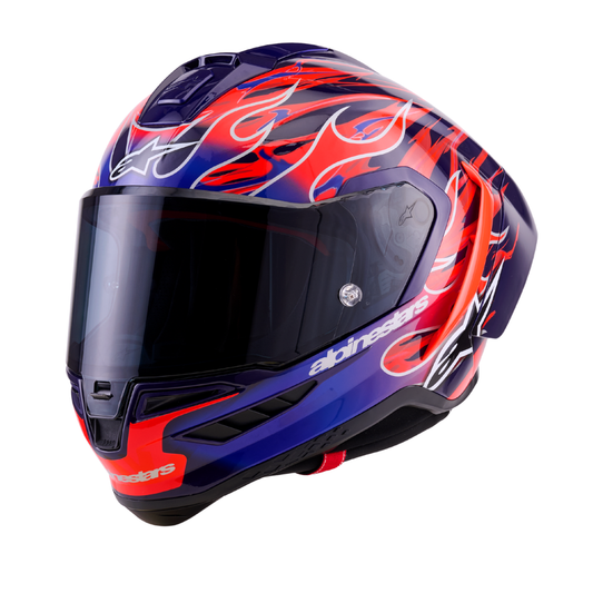 Alpinestars Supertech R10 FLYTE LIMITED EDITION ECE06/DOT/FIM Purple Red Gloss ( MARTINATOR )