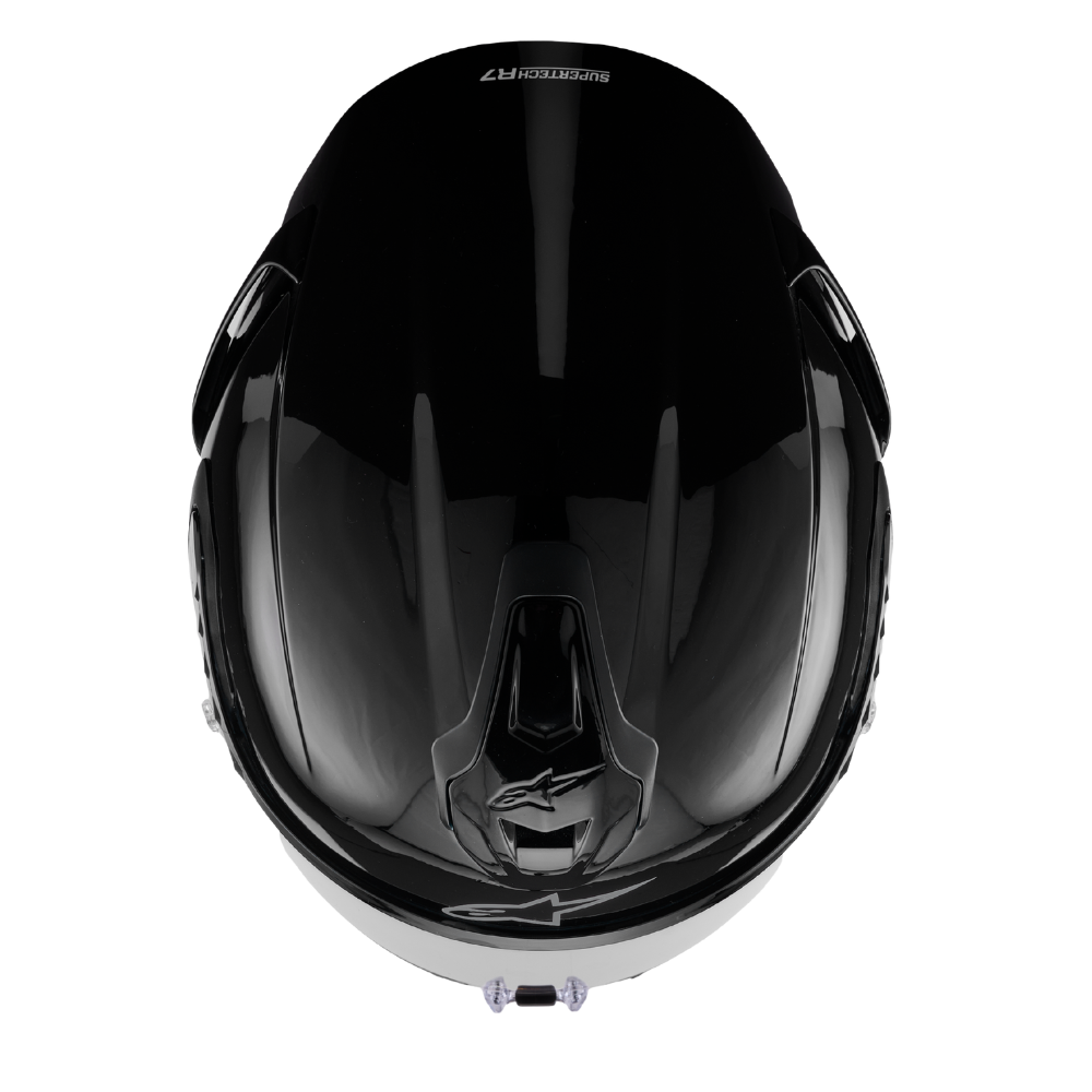 Alpinestars Supertech R7 Solid Gloss Black