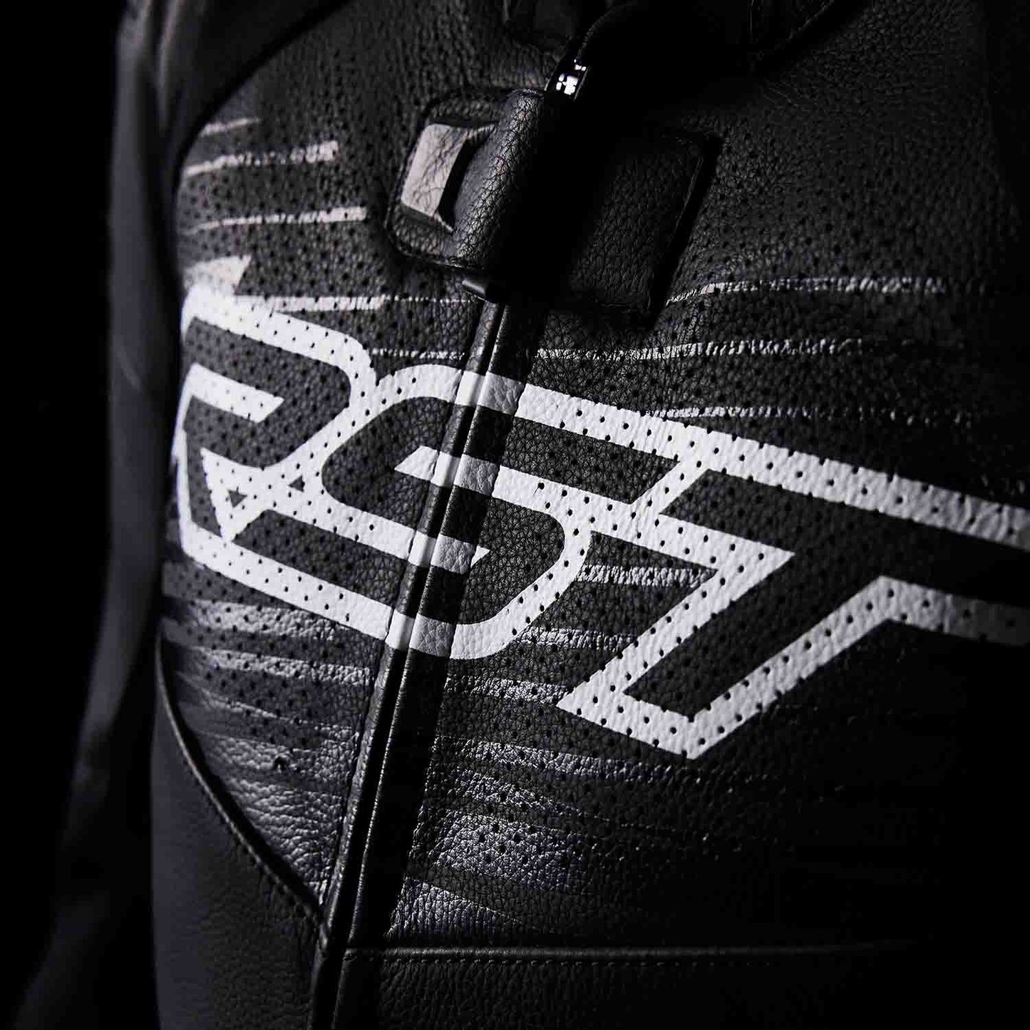 RST RST TRACTECH EVO D30 LEATHER JACKET - BLACK / WHITE - View 9