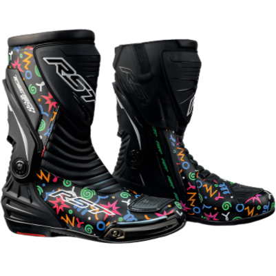 RST RST Tractech Evo III 3 Boots - DOODLE - Front View