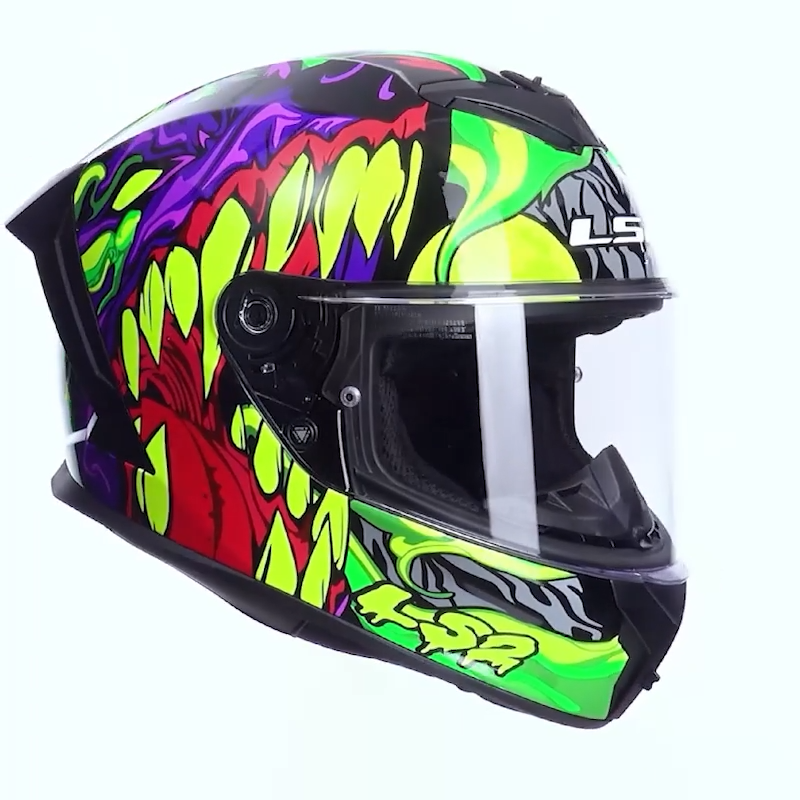 LS2 FF820 RAPID III LYCANT PURPLE GREEN