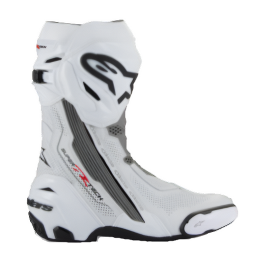 Alpinestars Supertech R Vented White Mid Grey Black (Latest Version)