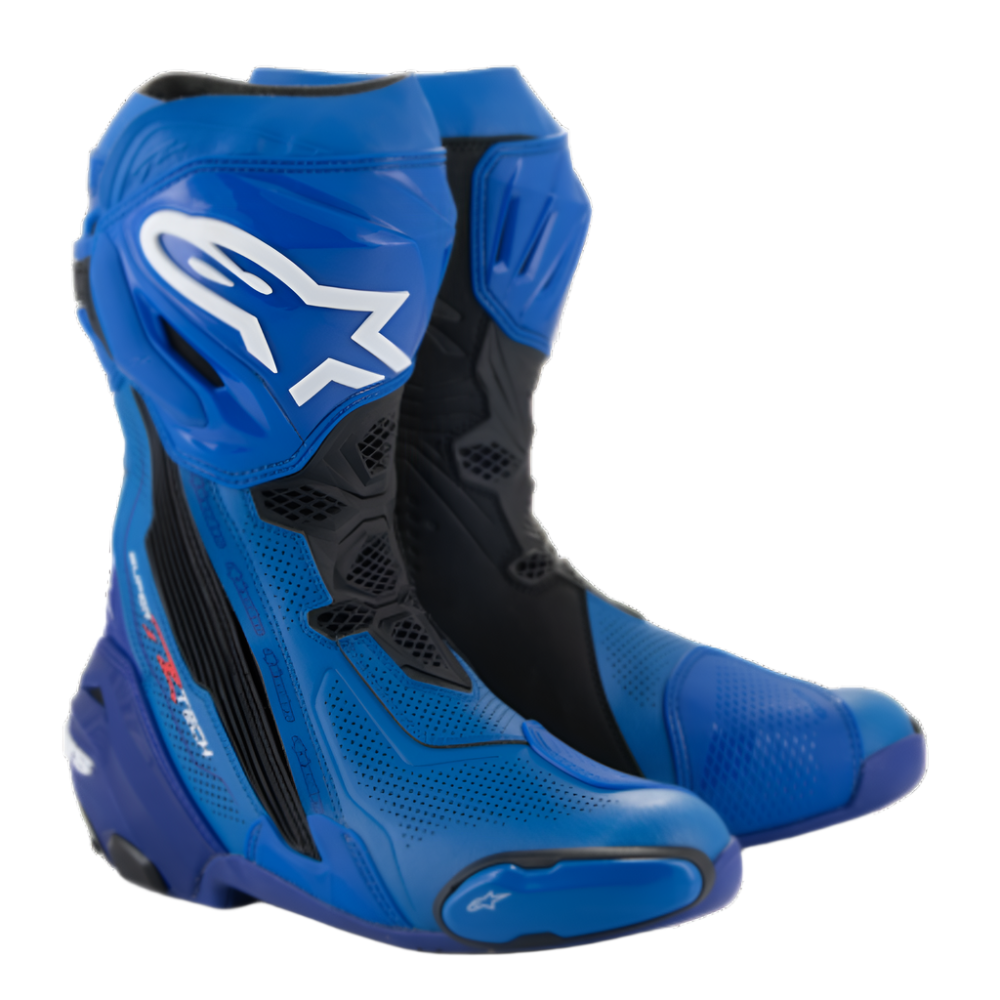 Alpinestars Alpinestars Supertech R Vented Blue Black (Latest Version) - Front View