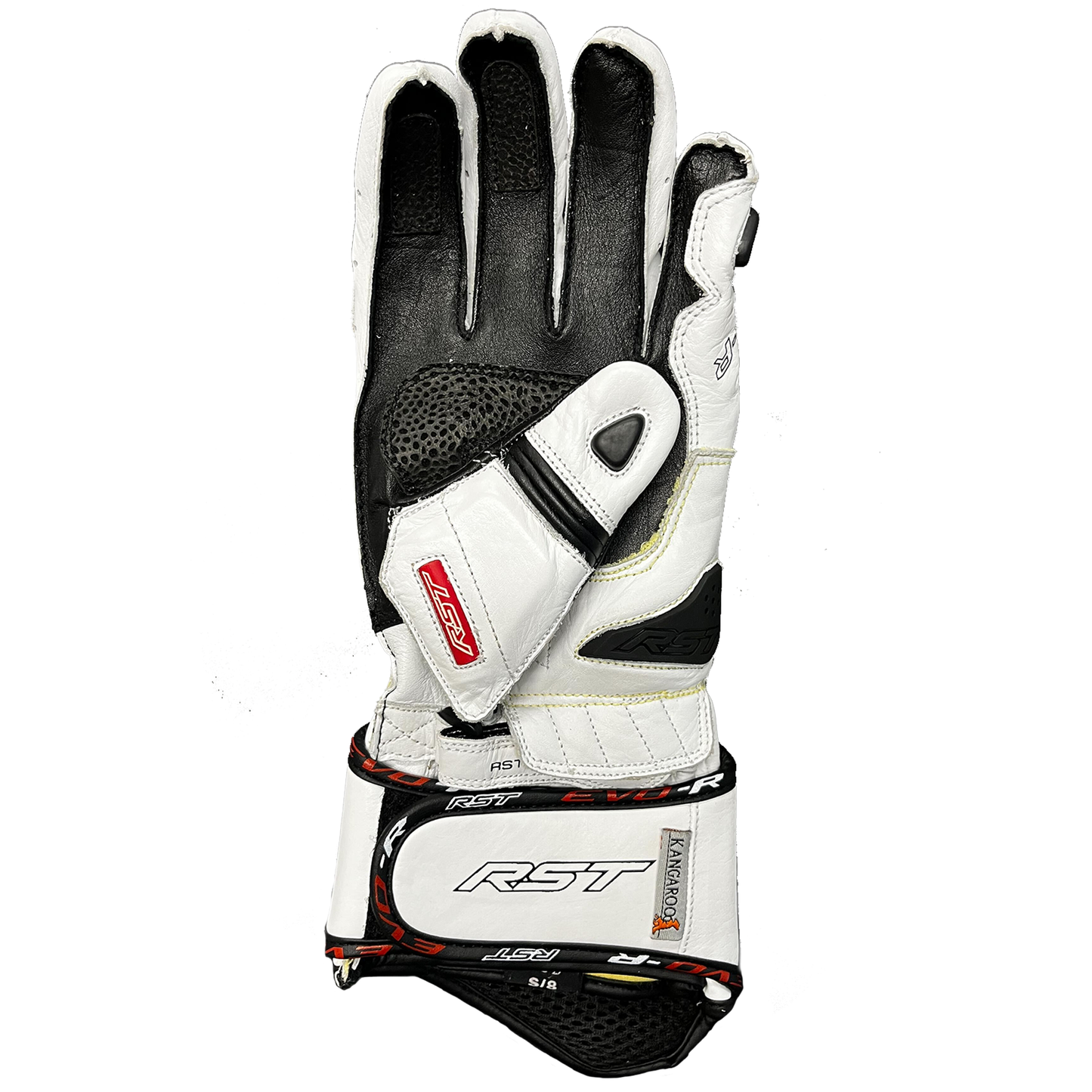 RST RST Tractech Evo R Riding Gloves - CE Approved - White - Side View