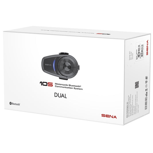 Sena 10S-01D Motorcycle Bluetooth Communication System - Dual Pack