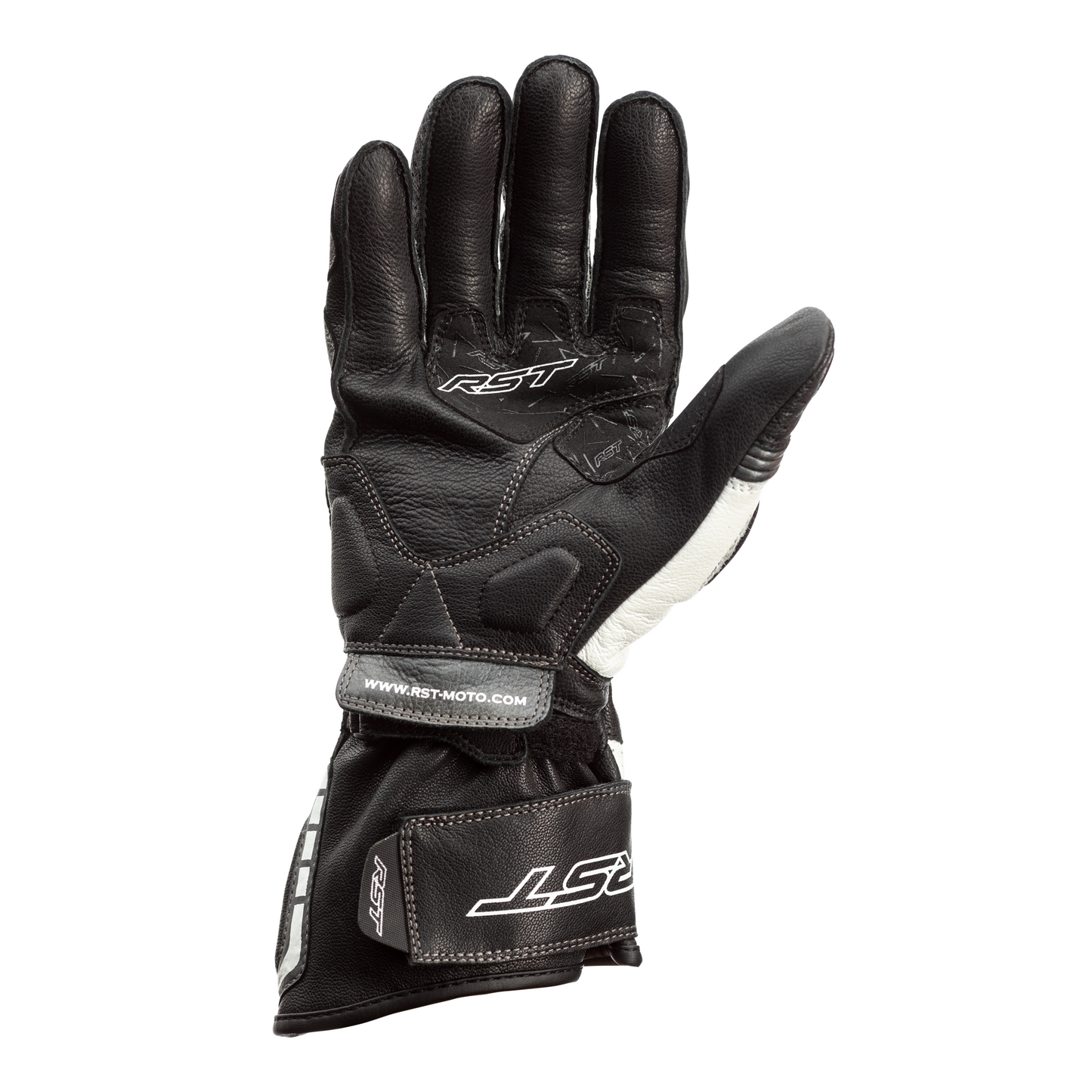 RST Axis Leather Riding Gloves - CE APPROVED - Grey