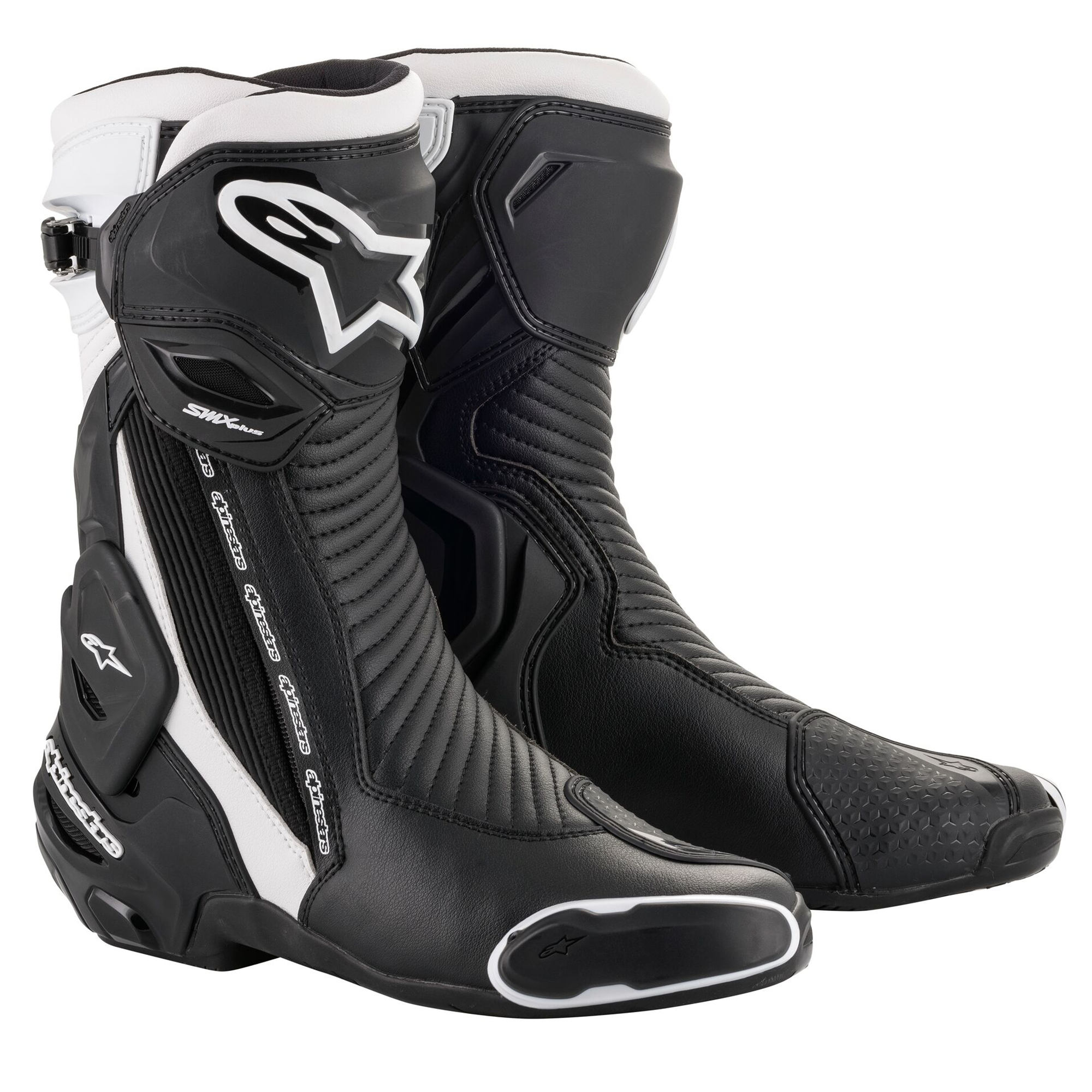 Black and white clearance motorcycle boots
