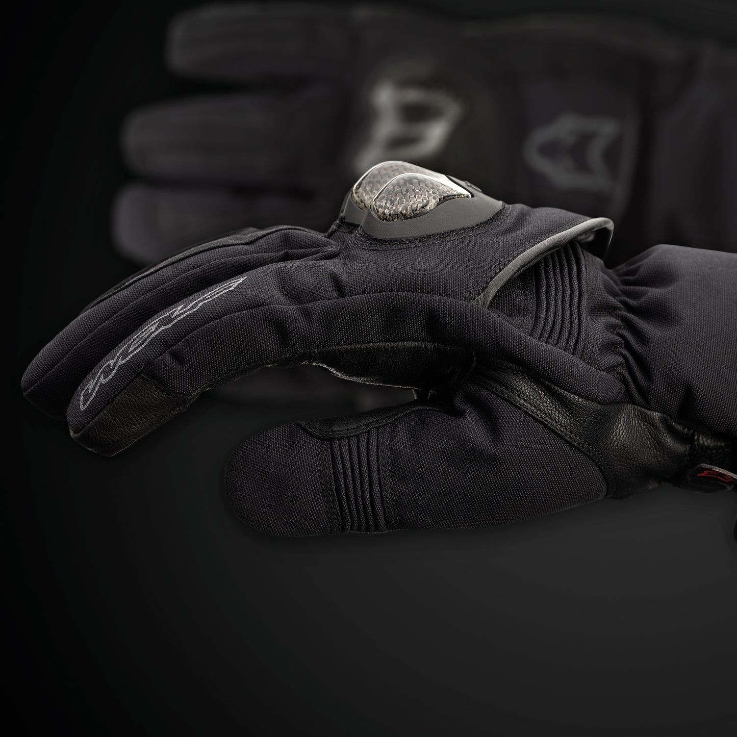 Wolf Wolf Fortitude WaterProof Mens Gloves - CE APPROVED - Black - View 6