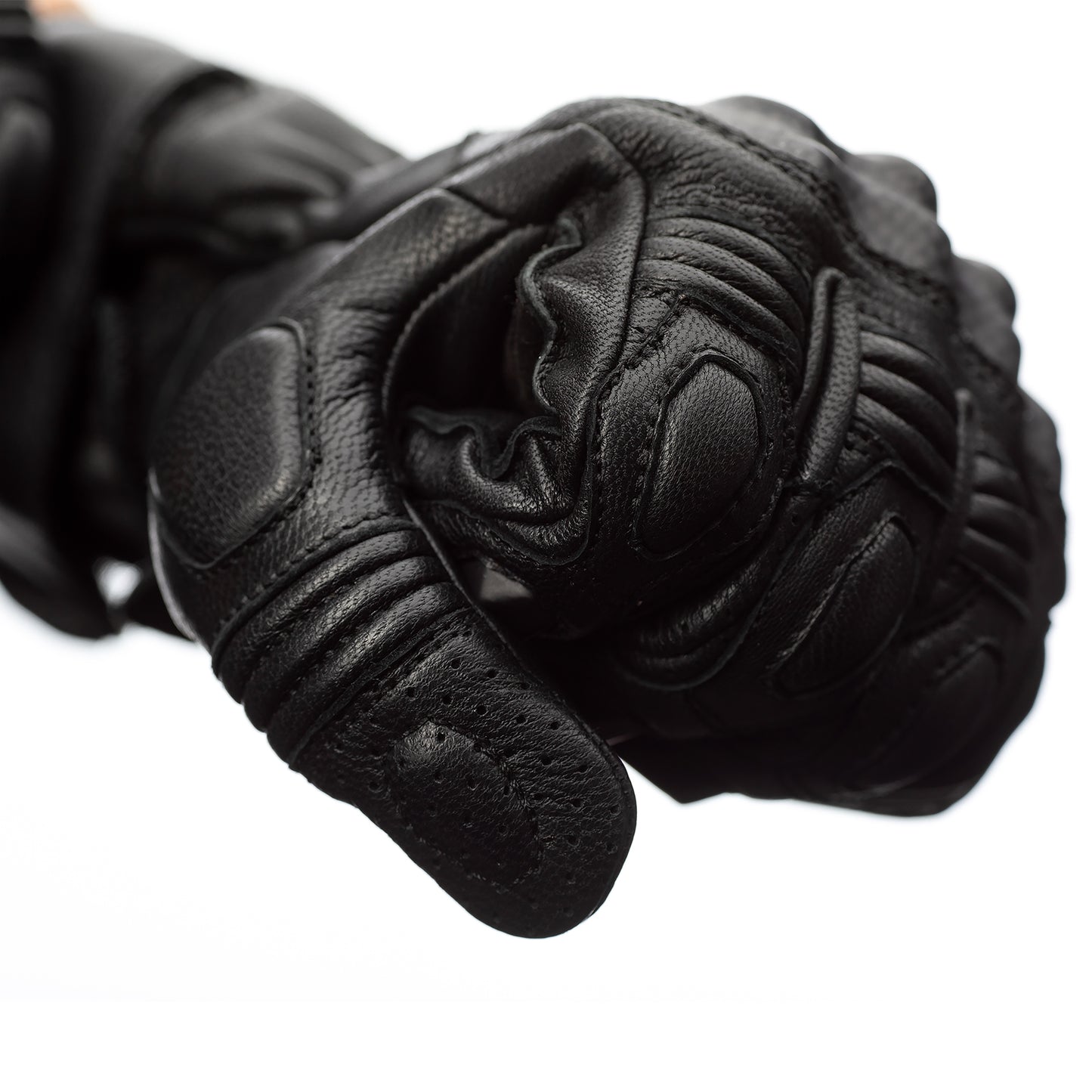RST Axis Leather Riding Gloves - CE APPROVED - Black