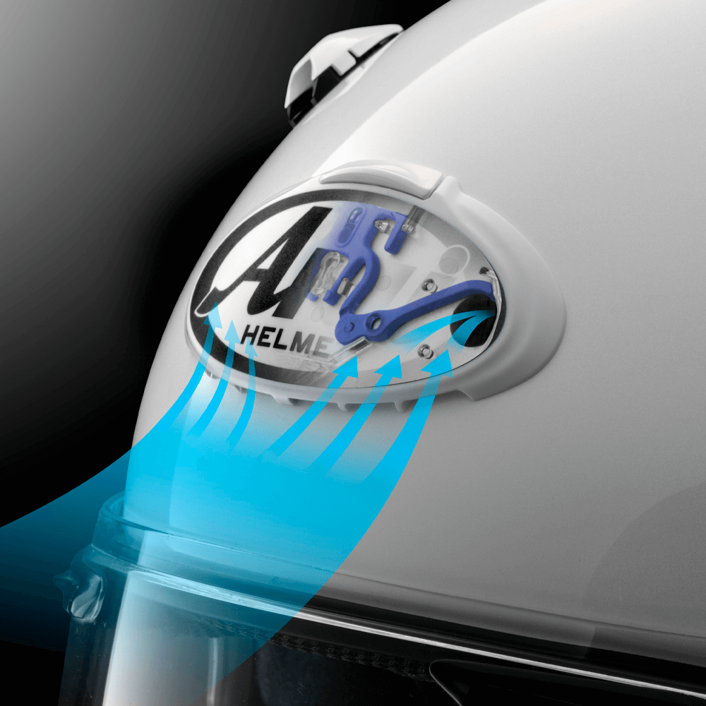 Arai Arai Quantic - Face Grey - Rear View