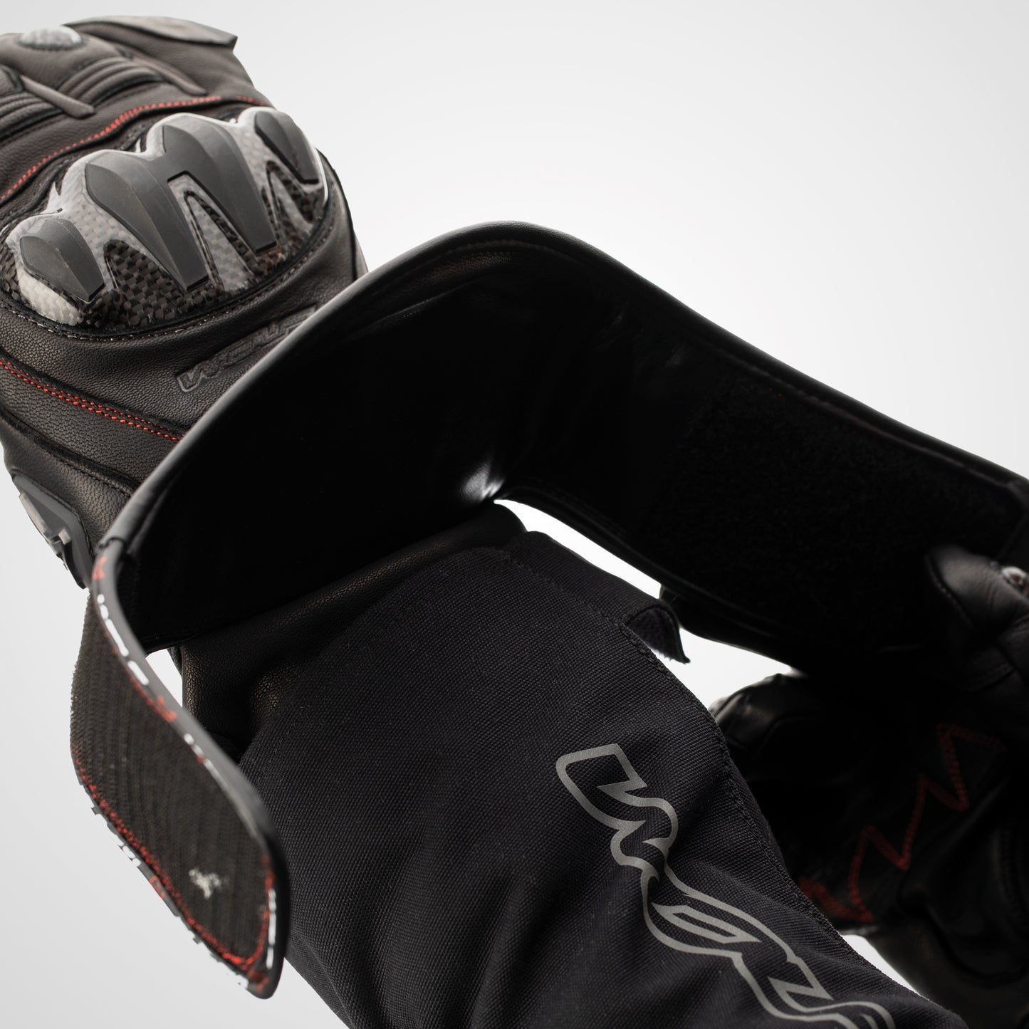 Wolf Titanium Outlast Leather WaterProof Gloves - CE APPROVED - Black