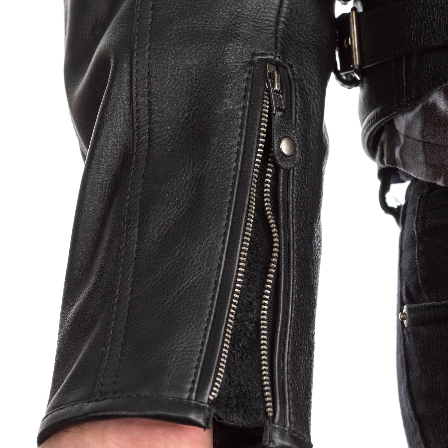 RST Isle of Man TT Brandish Mens Leather Jacket - Black (2375)