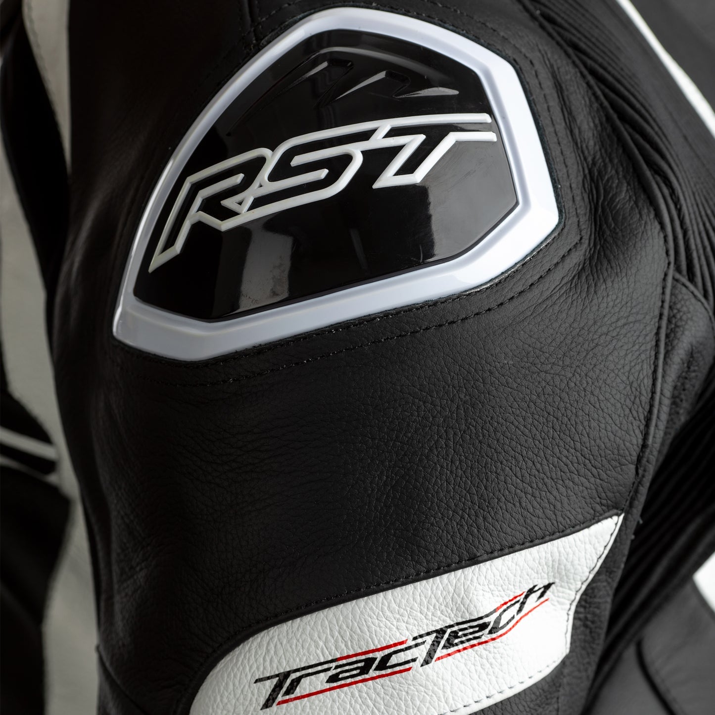 RST Tractech Evo 4 Youth (CE) 1 Piece Leather Suit - Black/White
