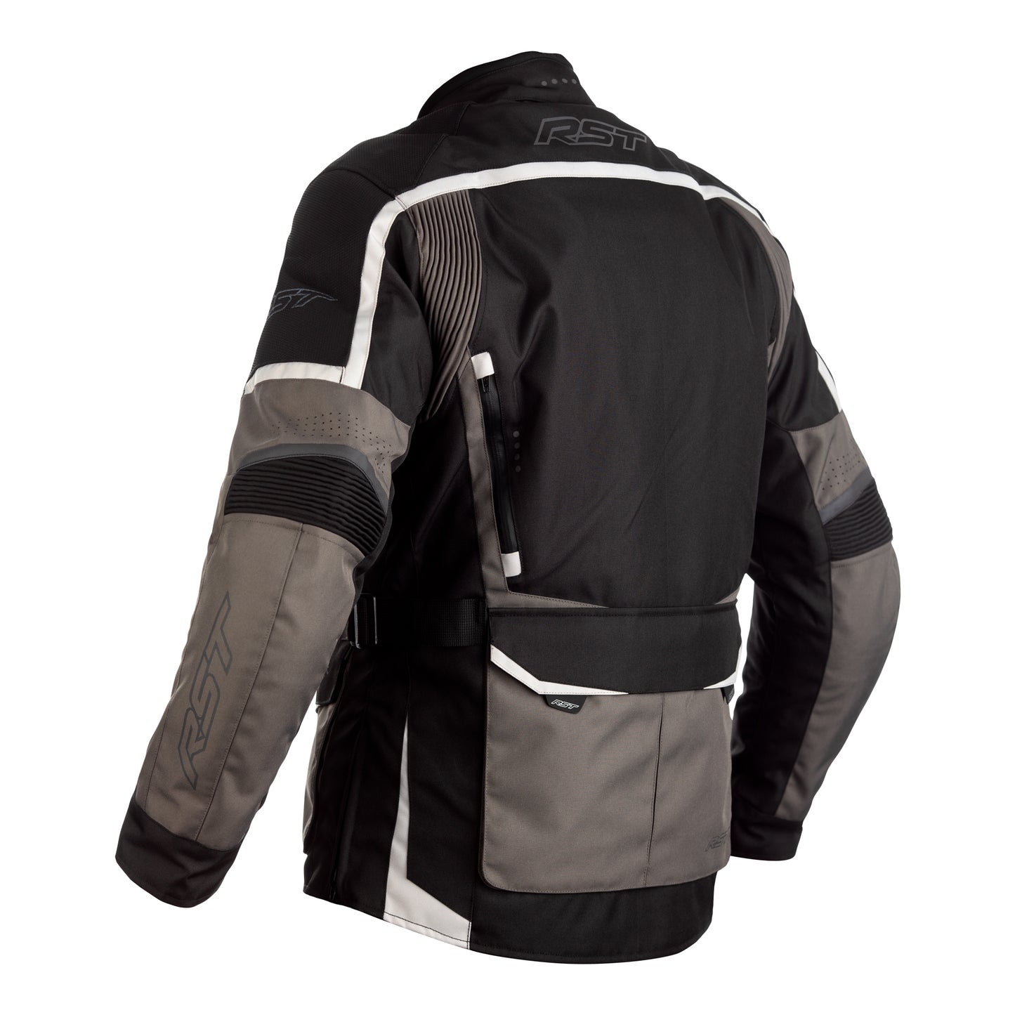 RST RST Maverick CE Mens Textile Jacket - Black / Grey / Silver (2361) - View 8