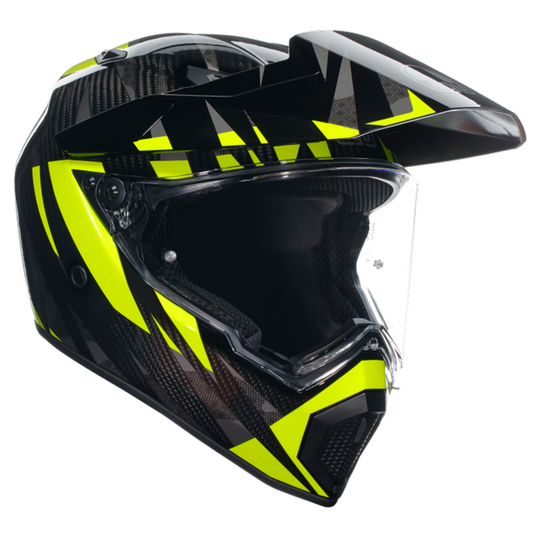 AGV AX-9 - Steppa Carbon/Grey/Flo Yellow